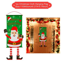 Load image into Gallery viewer, Santa Claus Rug Seat Bathroom Set Merry Christmas Decorations For Home Navidad 2020 Natal Cristmas Party Supplies New Year Gift
