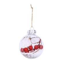 Load image into Gallery viewer, Christmas Transparent Hanging Ball For Xmas Tree Bauble Xmas Hanging Ball Christmas Decorations For Home Christmas Tree Ornament
