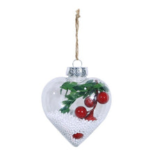 Load image into Gallery viewer, Christmas Transparent Hanging Ball For Xmas Tree Bauble Xmas Hanging Ball Christmas Decorations For Home Christmas Tree Ornament
