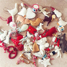 Load image into Gallery viewer, Christmas Tree Hanging Angel Bear Santa Bells Decoration Xmas Party Wedding Ornament Metal Pendants Christmas Gifts 1pcs QLY9372
