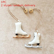 Load image into Gallery viewer, Christmas Tree Hanging Angel Bear Santa Bells Decoration Xmas Party Wedding Ornament Metal Pendants Christmas Gifts 1pcs QLY9372
