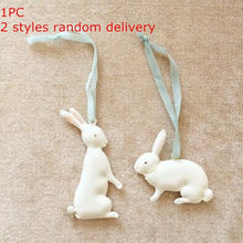 Load image into Gallery viewer, Christmas Tree Hanging Angel Bear Santa Bells Decoration Xmas Party Wedding Ornament Metal Pendants Christmas Gifts 1pcs QLY9372
